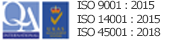ISO 9001 : 2008 / ISO 14001 : 2004 / OHSAS 18001 : 2007